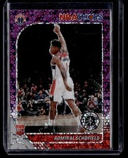 ADMIRAL SCHOFIELD 2019-20 HOOPS PREMIUM STOCK PURPLE DISCO PRIZM RC WASHINGTON
