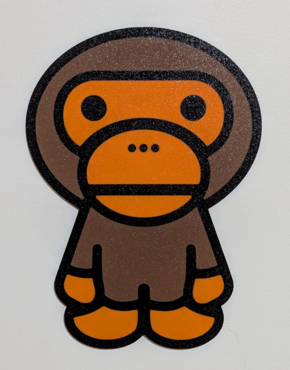 Baby Milo Wall Art Sign Camo BAPE A Bathing Ape Streetwear