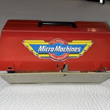 Vintage 1988 Galoob Toys Micro Machines Super City Toolbox Playset Incomplete