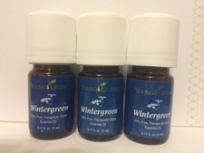 Young Living Wintergreen Essential Oil 3 Pack 5 Ml Cooling Methyl