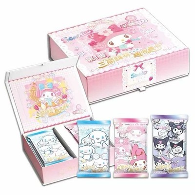 Sanrio Doujin Kawaii Thick Trading Cards Cute CCG 13 Pack Box Hello Kitty Love