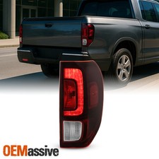 For 2017-2023 Honda Ridgeline Halogen Type Chrome Tail Light Passenger Wled Drl