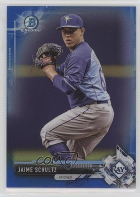 2017 Bowman Chrome Prospects Blue Refractor 141/150 Jaime Schultz #BCP133 fm0