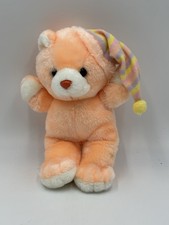 VTG Fairview Teddy Bear Stuffed Animal Plush Nighttime Teddy Bear Night Cap READ