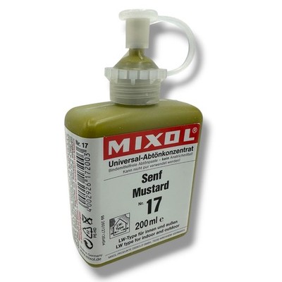 Mixol Stainer senfgelbbraun 200ml hochkonzentriertes Wasser oder Öl flüssig
