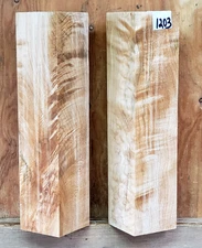 FIGURED FLAME MAPLE WOOD 1203 LATHE PEPPER-MILL BLANKS   12x 2.75x 2.75