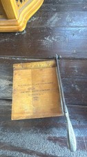 Eastman Kodak Company No. 1 Manual Trimming Board 6 in Wood Metal Paper Cutter