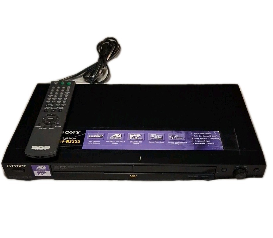 Dvp-ns325 Black Cd-r Dvd-r Digital Video Mp3 With Remote