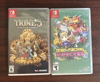 Trine 5: A Clockwork Conspiracy And Penny Punching Princess Lot Nintendo Switch