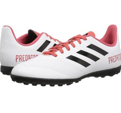 ADIDAS PREDATOR TANGO 18.4 TF ASTROTURF FUSSBALLSCHUHE UK 9 KORALLE/WEISS/BLK
