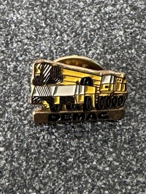 VINTAGE. DEMAG CRANE  Enamel Pin Badge. VERY RARE