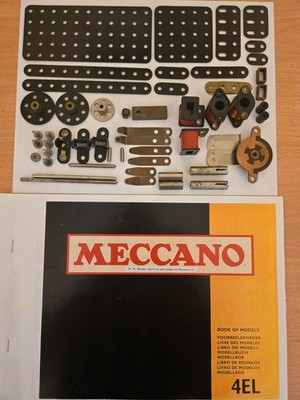 Meccano 4EL Parts and Book of Models