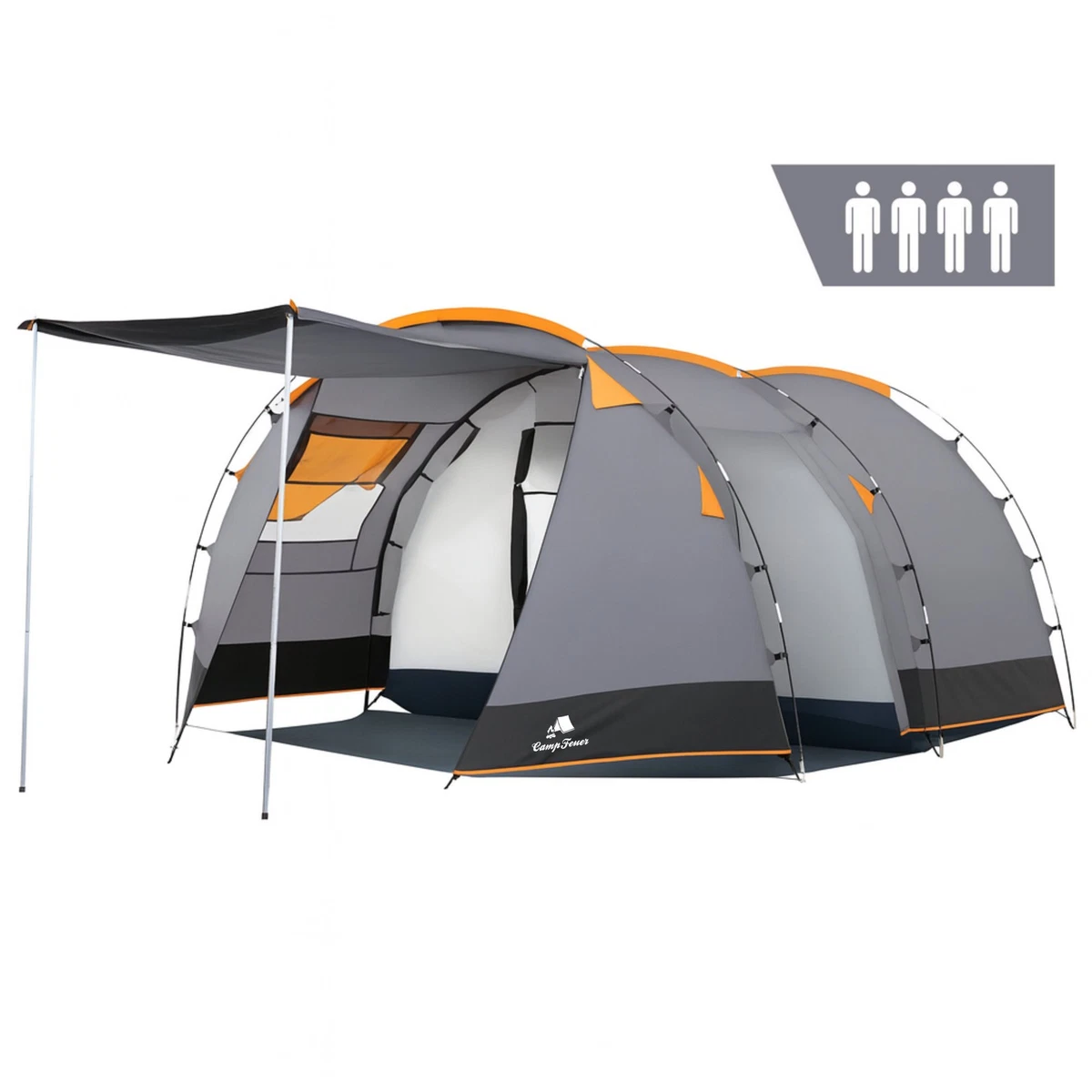 einladungskarten zelten Pop Up Karte Camping Tent:BudBox Pro XXL Tent - Silver 60% Discount Pavillon Horus, 3,4x3,4m, Beige