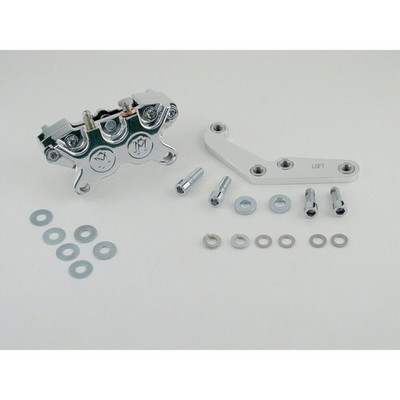 Performance Machine Front Single Disc 125x4R Polished Caliper Kit - 1213-0017P