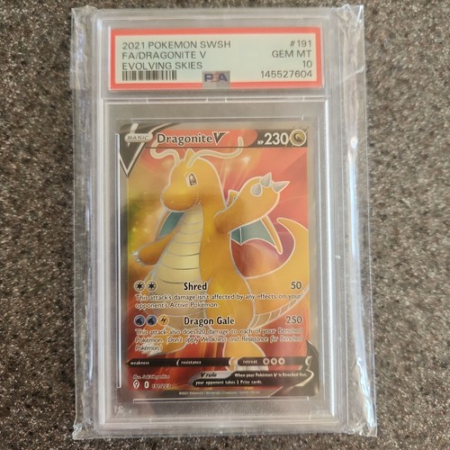 Dragonite V graded PSA 10 for sale on eBay