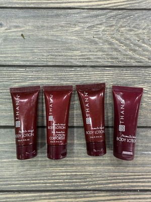 THANN Aromatic Wood Body Lotion Travel Size Set of 4 - 22ml/.75 fl oz Each