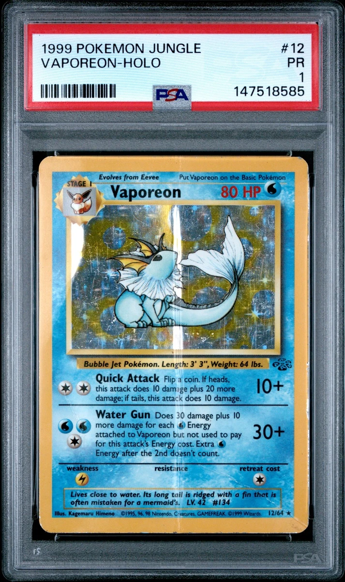 Pokémon TCG Professional Sports Authenticator (PSA) Holo Rare