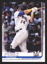 Hernan Perez Milwaukee Brewers 2019 Topps 150th Anniversary #617