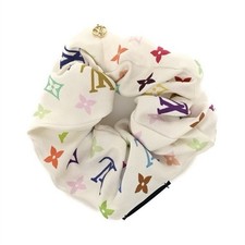 Louis Vuitton x Murakami Silk Scrunchie White...