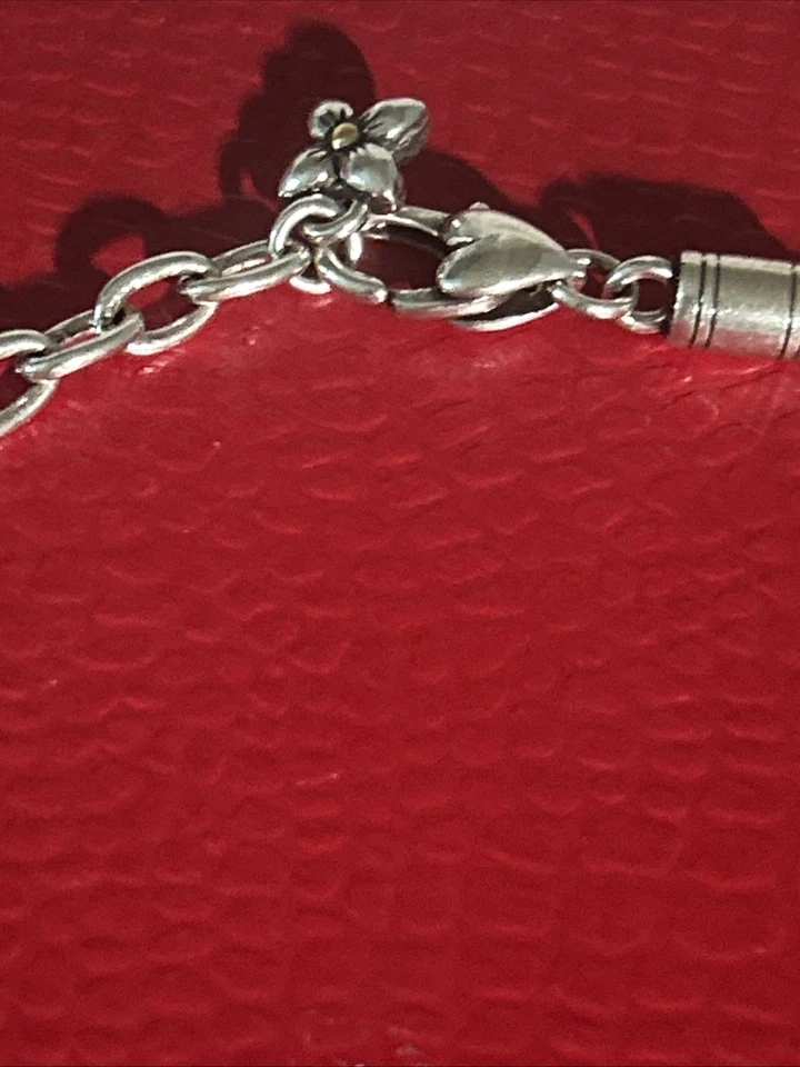 Brighton Faithful Cross Silver Necklace 17in Retired - Image 3 of 4