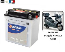 Batterie Piaggio X8 X9 125ccm BB10L-BP (Typ YB10L-B Äquivalent YB10L-BP)