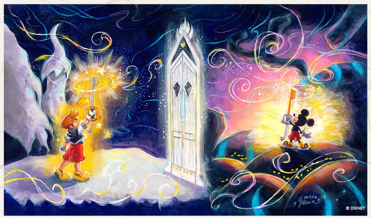 2026 Disney Yesenia Moises Kingdom Hearts Sora Mickey Bound Light