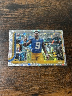 2025 Topps Chrome Tre Harris lll First Day Issue Exclusive Image Variation RC /6