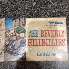 Vintage 1963 The Beverly Hillbillies Milton Bradley 4332 Card Game As Is