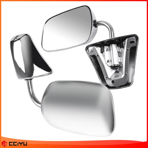 Manual Side View Mirrors LH & RH Pair Set For 1973-1991 Chevy Blazer Suburban