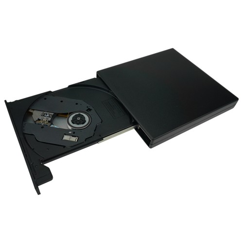 USB External DVD RW Burner Rewriter PC Laptop Moive CD Audio Disc Player Drive - Picture 2 of 9