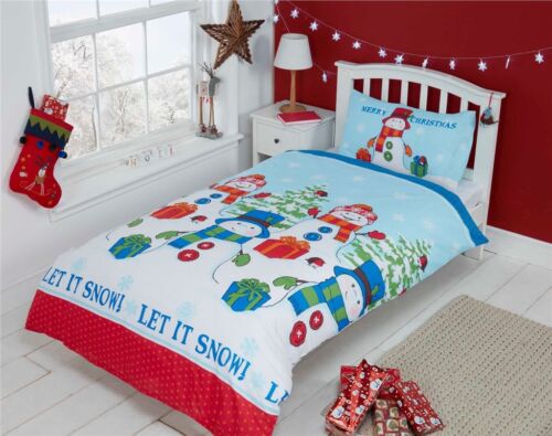 Inverno & Natale Stampa Copripiumone Set Letto & Federe - Foto 6 di 29