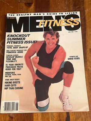 MEN'S FITNESS bodybuilding muscle magazine DAVID ESSEL 6-89