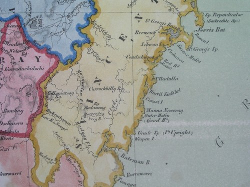 1848 ORIGINAL MAP AUSTRALIA NEW SOUTH WALES SYDNEY - city plan - Picture 7 of 9