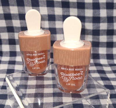 2-Pack ALL NEW Rootbeer Float Summer Popsicle Lip Oil 0.15 oz Bath & Body Works