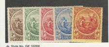 Barbados Postage Stamp 127-129 131 133 Mint Hinged 1916-18 Jfz