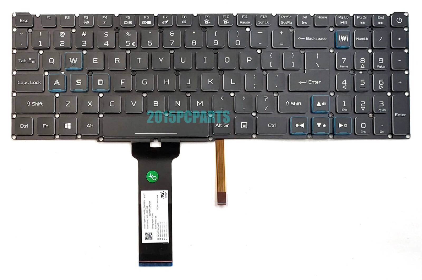 New for Acer Predator Helios 300 PH317-53 PH317-54 Keyboard US RGB Backlit