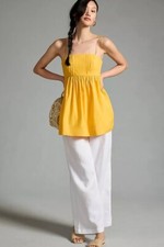 Maeve Babydoll top, Anthropologie, Mango, Size 4