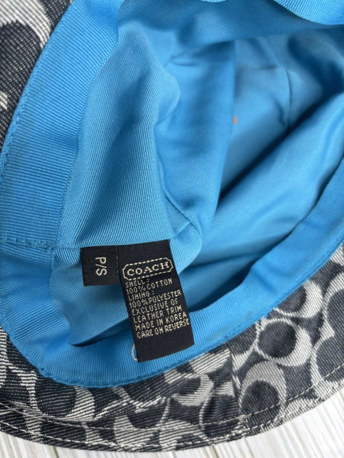 COACH Jacquard Denim Monogram Bucket Hat SOLD OUT HEAT image 5