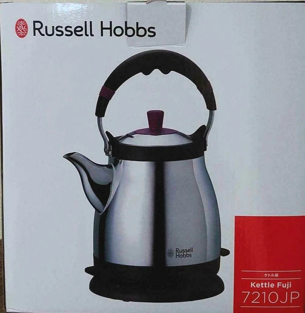 New Russel Hobbs Kettle FUJI 7210JP 1.0L 100V Silver Japanese traditional  style