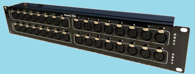 Mamba 32XDB - 32 XLR Female to 4 DB25 Tascam Analog Pinout Patch
