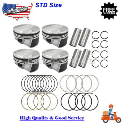#ad New for Hyundai KIA ELANTRA 2.0L 2017 2018 4X Piston amp; piston pin rings Kit STD $52.52