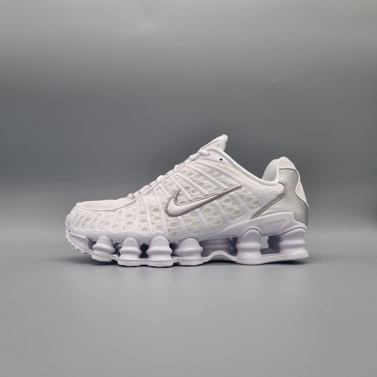 Nike Shox TL White Metallic Silver (Womens) - AR3566-100