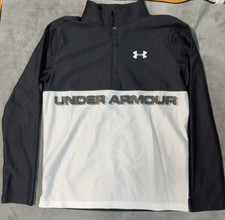 Youth UA Under Armour 1/2 Zip Pullover Long Sleeve Black