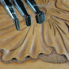 Steel Craft Japan - 3-Piece Undercut Beveler Stamp Set (Leather Stamping Tools)