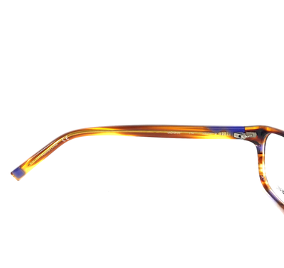 Marchon NYC Eyeglasses Frames MONROE 214 Brown Violet Havana  display picture 1