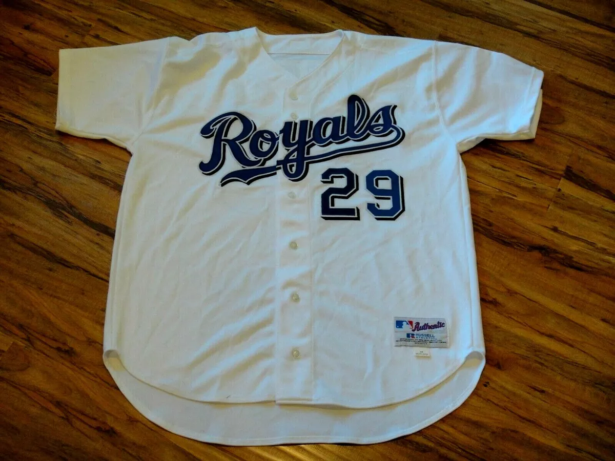 MIKE SWEENEY GAME USED WORN 2002 KANSAS CITY ROYALS JERSEY CUSTOM