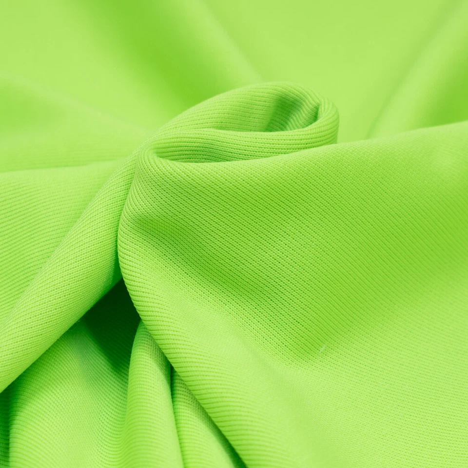 French Terry uni neongrün Sommersweat (Preis= 0,5 M) - Bild 2 von 3