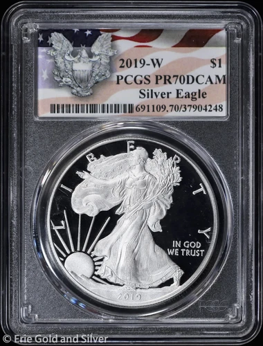 2019-W $1 Proof American Silver Eagle PCGS PR 70 DCAM