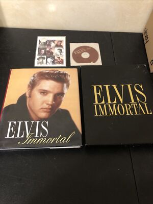 Elvis Immortal Presley Book Legends Press #6615  Collector's Edition W/CD&STAMPS