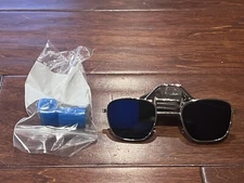 Phillips WLD-CB6-FCOHH Clip On Safety Hard Hat Blue Welding Torching Glasses NIB